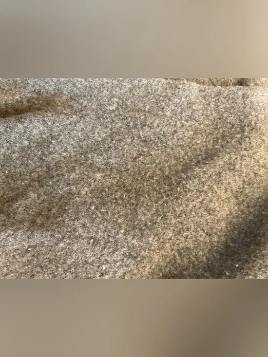 💜Aritzia Group Babaton Ammonius Merino Yak Wool Blend Hooded Cardigan Taupe XS - Picture 12 of 12